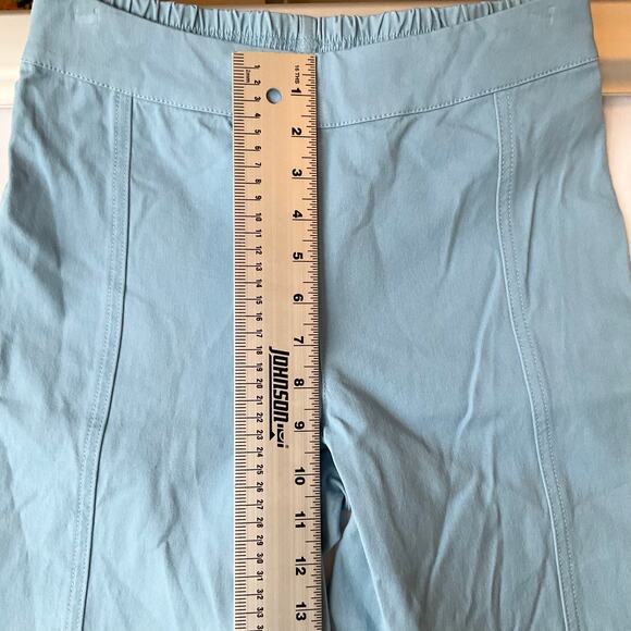 Issac Mizrahi Live! women Straight Leg Khaki Pants size 2, Light Blue - Picture 5 of 11
